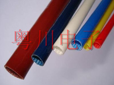 Silicone rubber fiber tube